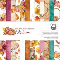 1/2 Набора бумаги The Four Seasons - Autumn, 15х15 см, 12л, пл.240 г/м