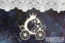 Чипборд Fantasy "Карета принцессы 1446" размер 7,6*8 см FCH-1446