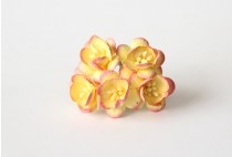 Цветы вишни - Желтый+розовый 526, 1 шт.