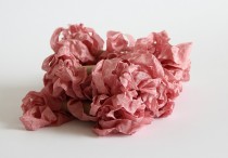 Шебби лента - Розовый лепесток 1 м