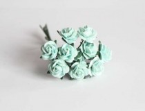 Mini розы 1 см - Мятные 166 1 шт