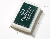 Штемпельная подушечка "Craft ink pad" цвет темно-зеленый
