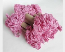 Шебби лента - Розовая астра, 1 м