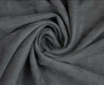 Искуственная замша двусторонняя-3, цвет "Серый" , отрез 25х70 см
