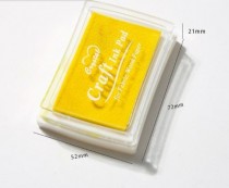 Штемпельная подушечка "Craft ink pad" цвет желтый
