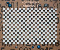 Чипборд фоновый "Шахматы", размер 10х15 см