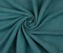 Искуственная замша двусторонняя-3, цвет "Аквамарин насыщенный (сине-зеленый)" , отрез 25х70 см