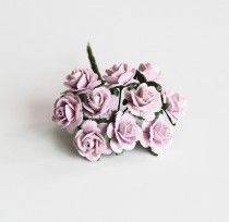Mini розы 1,5 см - Св.сиреневые 188 1 шт
