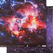 Бумага для скрапбукинга «Путешествие к звёздам», 30.5 × 32 см, 180 гм