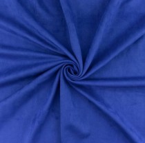 Искуственная замша двусторонняя-3, цвет "Ярко-синий, ультрамарин" , отрез 33х70 см