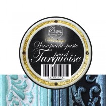 Восковая краска-паста VINTAGE "Turquoise pearl", 10 мл.