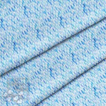 Премиум хлопок "Голубые капли" размер 50х40 см., пл.150 гр/м2, Польша