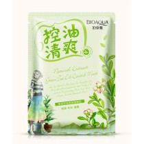 Маска для лица тканевая зеленый чай