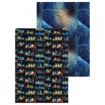 Лист Банки, склянки/Кирпичная стена коллекция "Город секретов", формат А4, пл 190 г/м2 