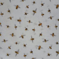 Ткань "Пчелы", размер 55х49 см, 100% хлопок