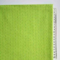 Ткань "Зеленые ромбы с серебряным глиттером", размер 50х55 см
