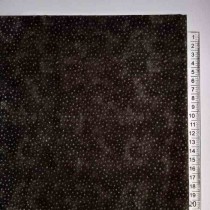 Ткань "Точки с разводами на черном", размер 50х50 см