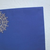 Ткань однотонная "Синий", размер 40х50 см, 100% хлопок