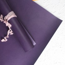 Переплетный матовый кожзам Темно-фиолетовый,  25х70 см