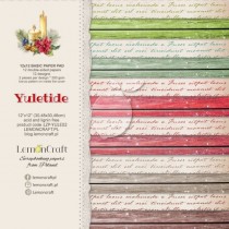 Набор двусторонней бумаги "Yuletide Basic" 12 листов, размер 30,5 x30,5 см, пл.200 г/м2