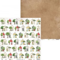 Лист бумаги из коллекции Farm Sweet Farm 01, 30,5х30,5 см, пл.240г/м