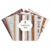 Набор бумаги "Maxi Creative Pad Wood" 12л, 30,5х30,5 см, пл.240г/м