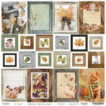 Лист Карточки "Я - Осень!" коллекция "Настроение - Осень!", 30,5х30,5 см, 190 г/м