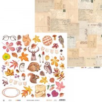 Лист бумаги из коллекции The Four Seasons - Autumn 07, 12x12"