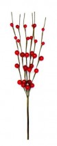 Декоративный букетик "Рукоделие" (красный), DKB203A