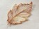 Декор ажурный - ажурный листик мини, цвет осень,1 шт.
