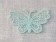 Декор ажурный - бабочка, цвет мятный,1 шт.