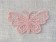 Декор ажурный - бабочка, цвет розовый,1 шт.
