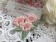 Декор ажурный - цветочный элемент - фиалка, Розовый, 1шт