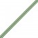 Лента шотландка с метанитом 10мм  цв.зеленый-белый 1 метр