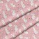Премиум хлопок "Зайки на розовом" размер 50х40 см., пл.150 гр/м2, Польша