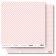 Бумага для скрапбукинга 30,5х30,5 см 190 гр/м двусторон Элегантно Просто Клетка Розовый Кварц