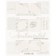 Набор двусторонней бумаги "Sentimental" 6 листов, размер 30,5 x30,5 см, пл.250 г/м2